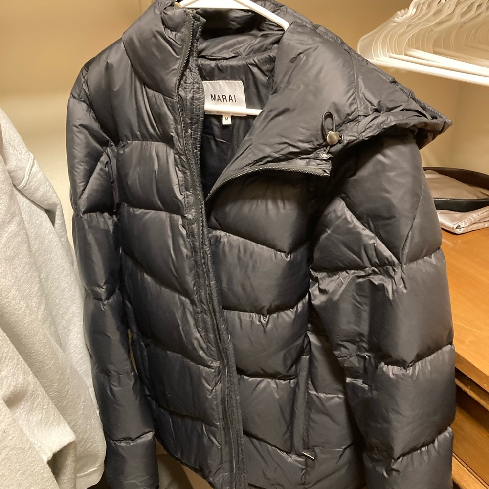 Marai Black Puffer Jacket